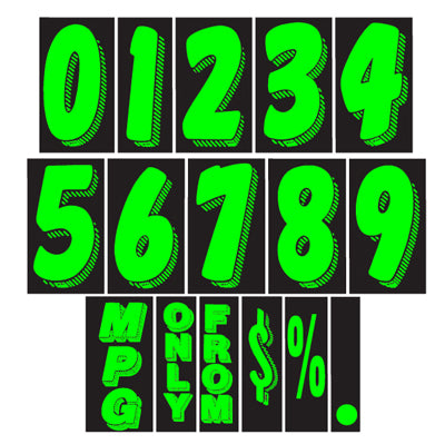 Monthly Windshield Number Restock Kit