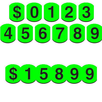 4" Bubble Numbers Starter Kit