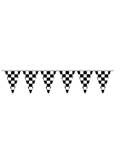 Poly Checkered Triangle Pennants
