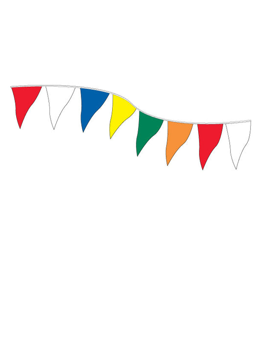 9" x 12" Plasticloth Pennants