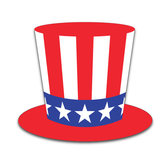 Patriotic Hat Decal (sold by the dozen)