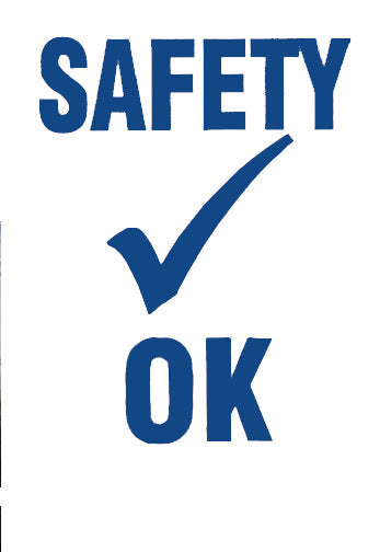 Safety Check Decals (100 per pack)