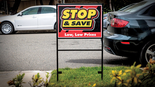 Deluxe Curb Sign Holder (Two holder minimum)