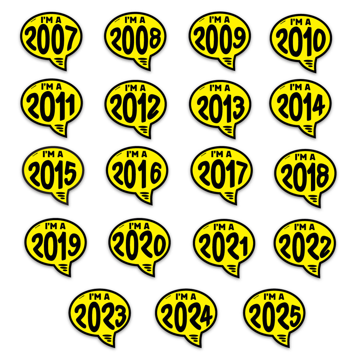 E-Z Bubble Thoughts - Black/Yellow