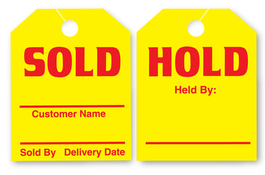 Hang Tags & Hold/Sold Tags