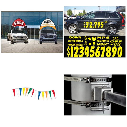 Curb Sign Banner Kit