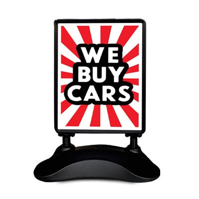Outdoor Message Sign with 2 Inserts (Pick a Message)