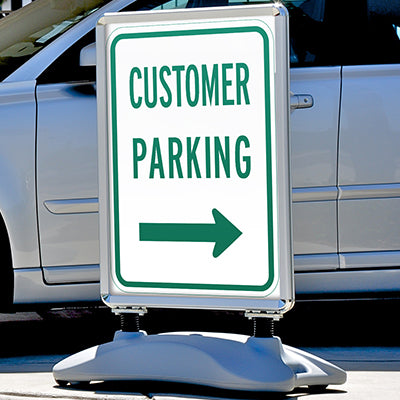Outdoor Message Sign with 2 Inserts (Pick a Message)