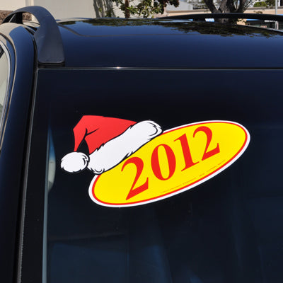 Holiday Decals (Santa Hats)
